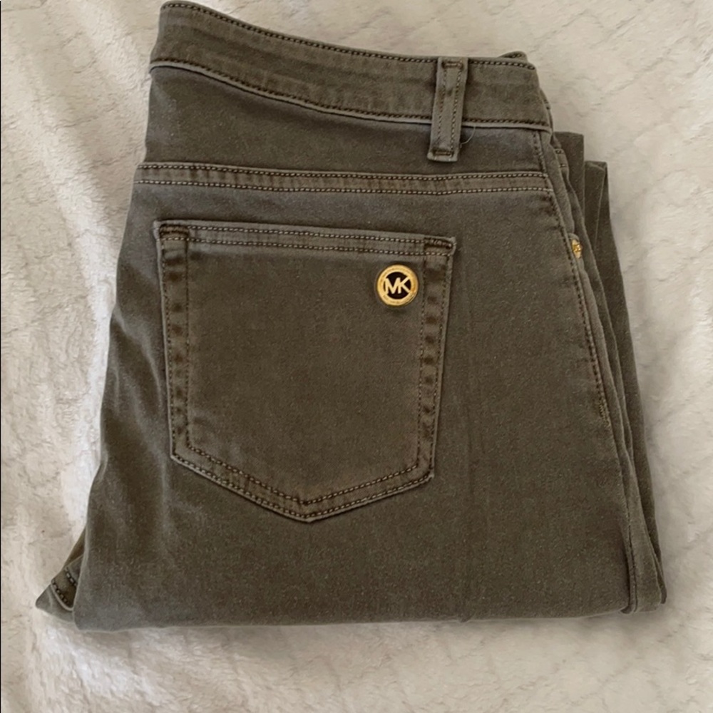 Michael Kors army green jeans
